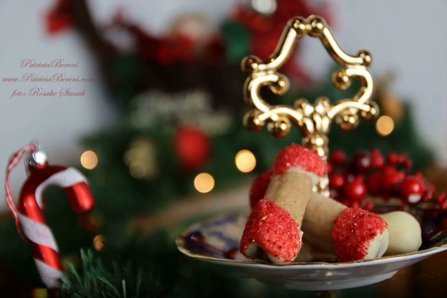 Trubičky plněné oříškovým krémem a pařížskou šlehačkou