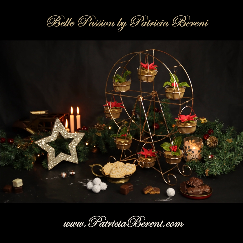 Christmas Gold Cupcake Stand 6